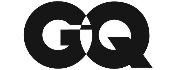 Clean and modern GQ logo with bold lettering