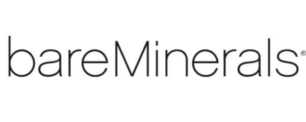 Minimalistic Bare Minerals logo highlighting the brand name in a simple and elegant font